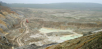 Tongrube nahe Siershahn. Foto: Karl Arne Richter